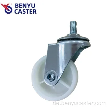 Nylon Black Pp Fadenstamm Caster Wheel